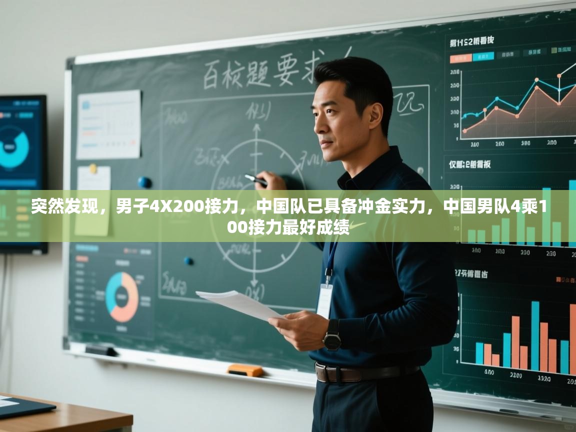 突然发现，男子4X200接力，中国队已具备冲金实力，中国男队4乘100接力最好成绩