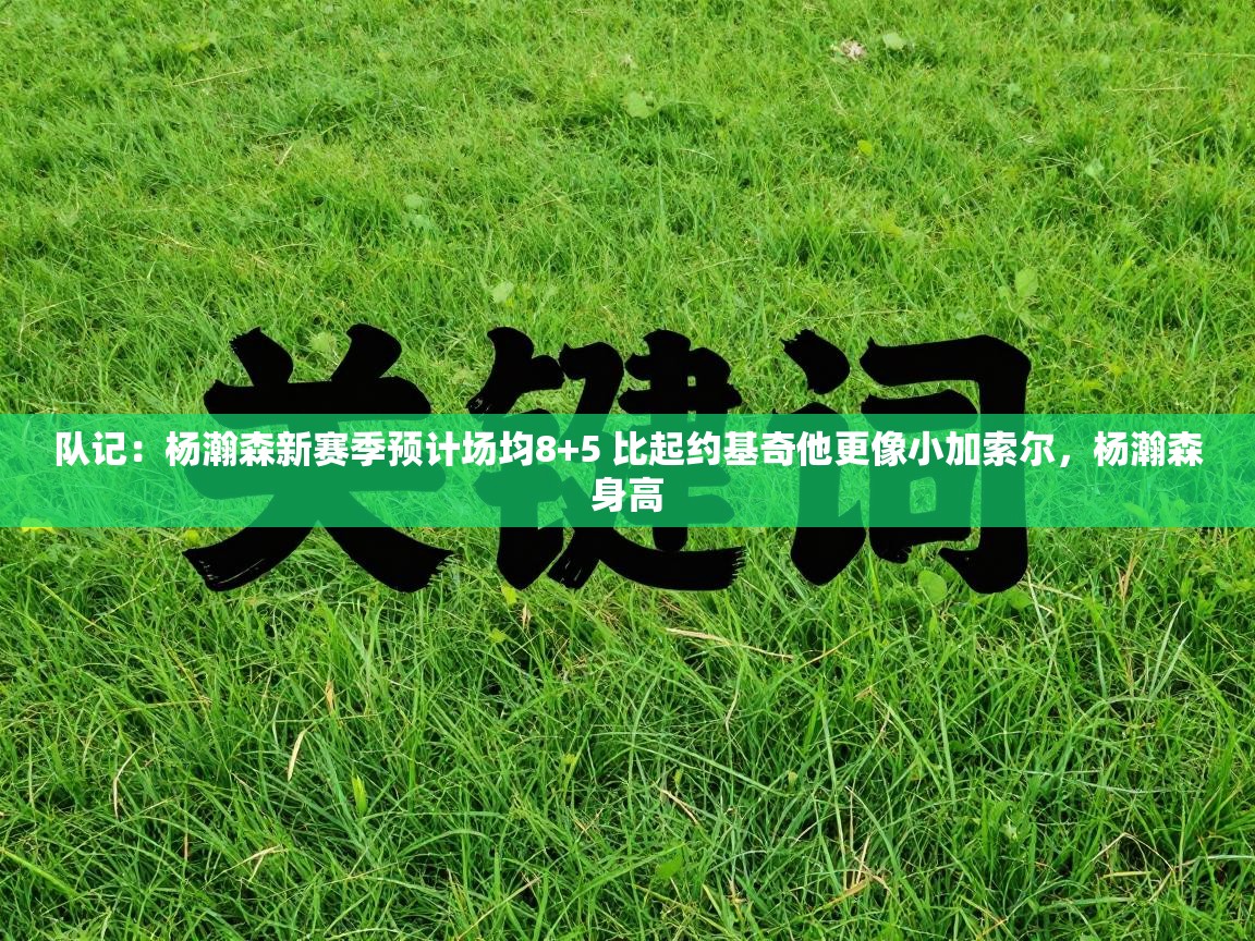 队记：杨瀚森新赛季预计场均8+5 比起约基奇他更像小加索尔，杨瀚森身高  第1张